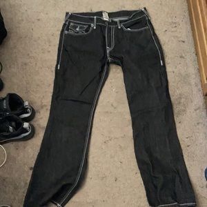 Black true religion jeans